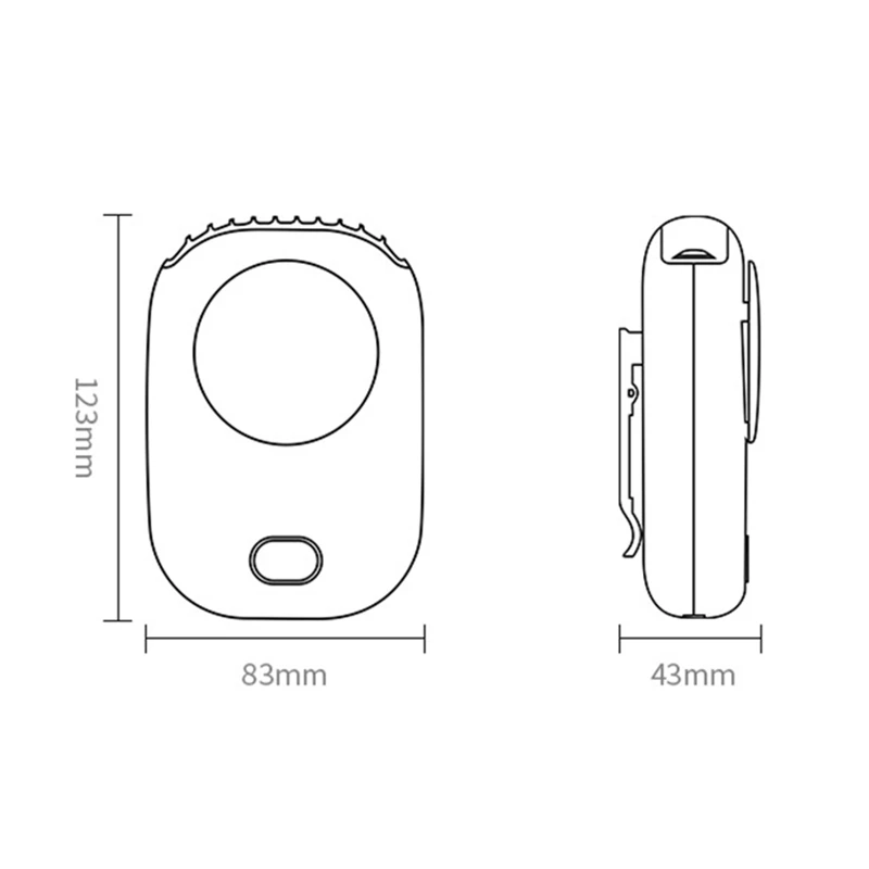 Fan Mini USB Cooler Rechargeable Ventilador Travel Handheld Silent