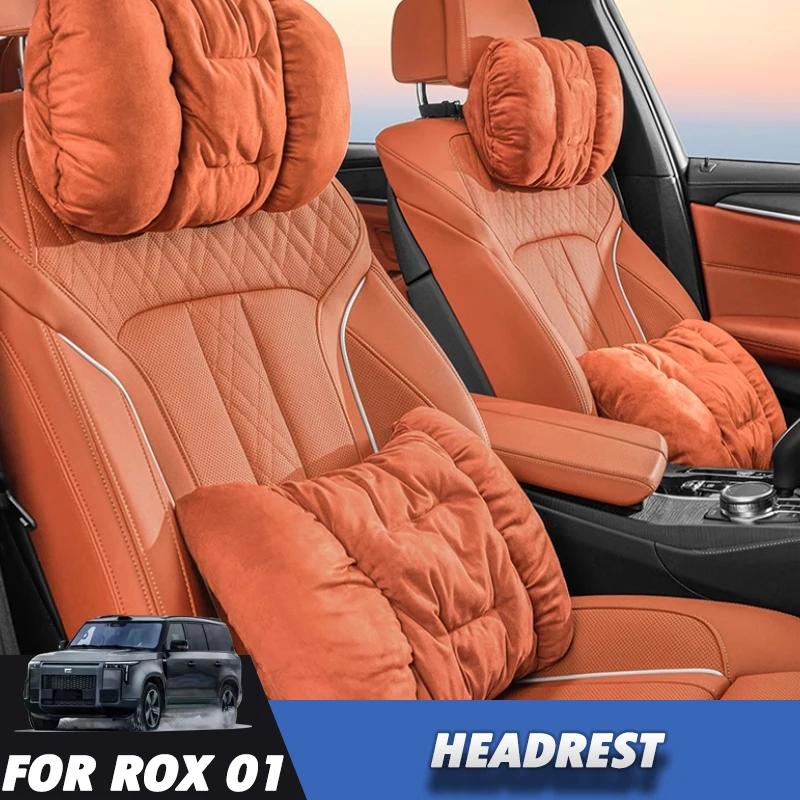 Car Headrest And Lumbar Support for Polestones 01 ROX 01 Neck Pillow Cushion Multifunctional Pillow-Blanket Interior Accessory