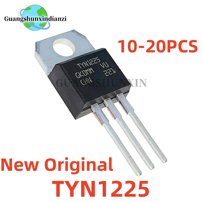 Novo Original 10-20PCS TYN1225 TO-220 TYN1225RG TYN 1225 1200V 25A Tiristor Unidirecional de Melhor Qualidade em Estoque