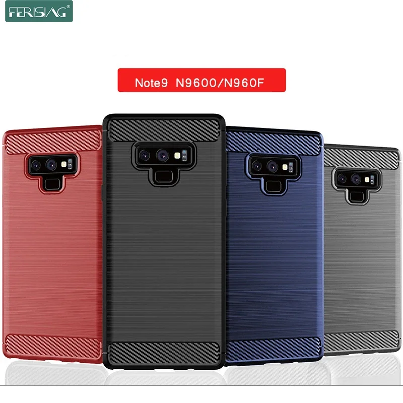 Case For Samsung Galaxy Note 9 Case Silicone TPU Bumper Shockproof Carbon Cover for Samsung Galaxy Note9 N9600 N960F чехол Case