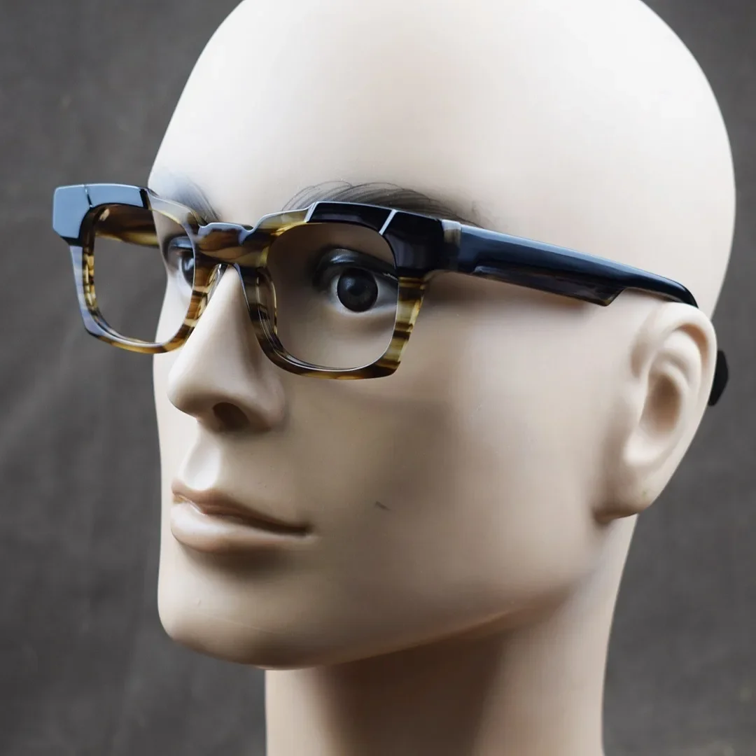 

Acetate Reading Glasses High Quality Retro Resin Presbyopic Spectacles Customizable Diopter+50~+600