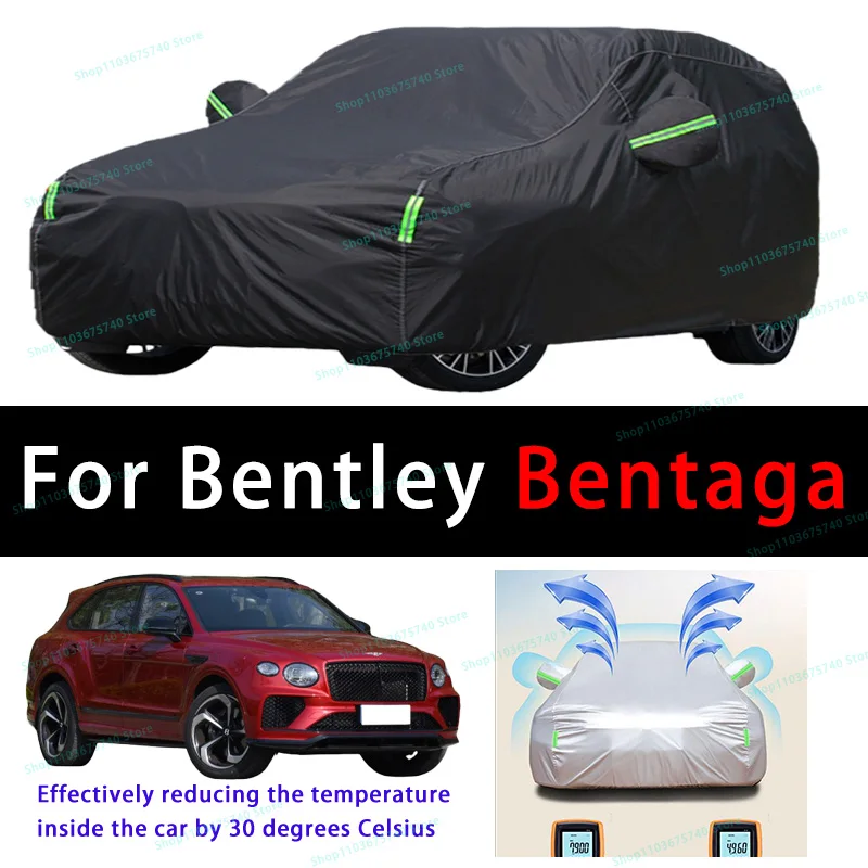 

For Bentley Bentage Summer Full Car Covers Outdoor Sun uv Protection Dust Cooling Protective Auto Protective Cover