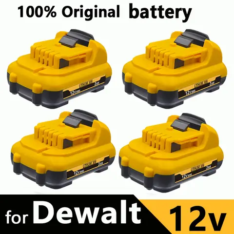 Cordless/Rechargeable For Dewalt DCB120 Lithium ion Batteries 12V 2.0Ah Battery DCB124 DW089LG DCD701F2 Power Tools/Laser Level