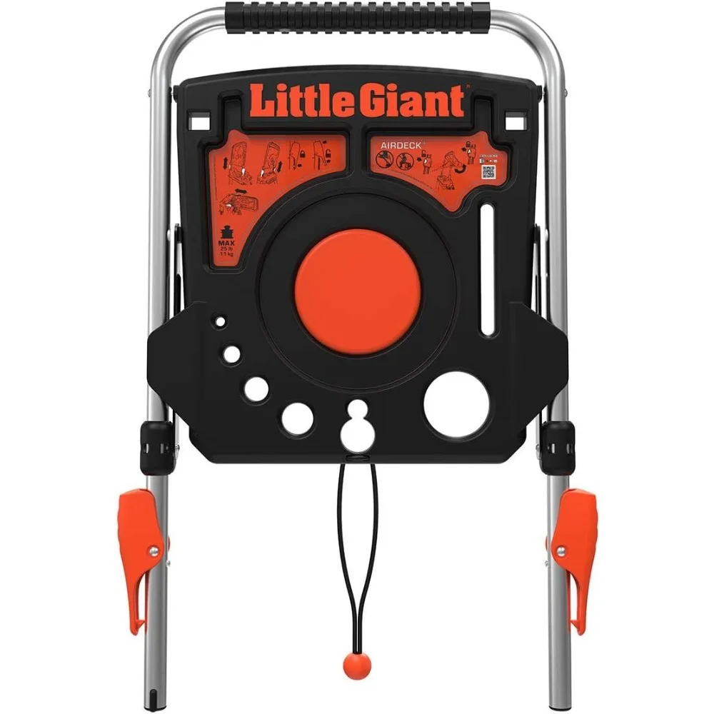 ملحق سلم محطة العمل AirDeck Little Giant، بلاستيك، سعة 25 رطلاً