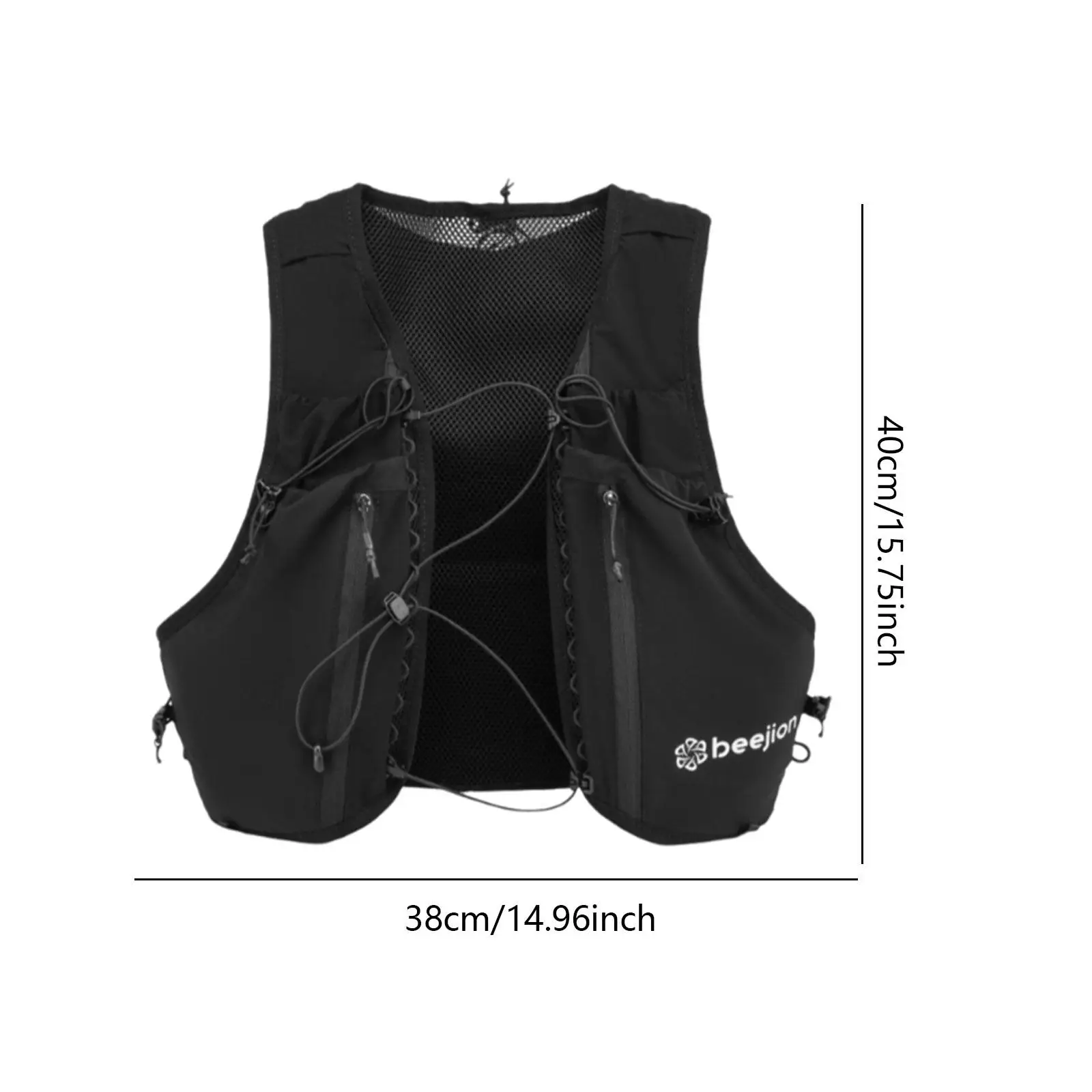 Gilet da corsa Borsa sportiva da esterno per uomo Donna Gilet idratazione regolabile per escursionismo Jogging Ciclismo Alpinismo Trail Running