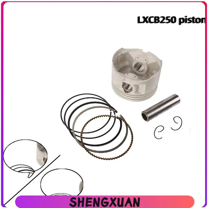 Motorcycle accessories CB250 water-cooled piston kit 70MM piston sleeve suitable for off-road vehicles ATV