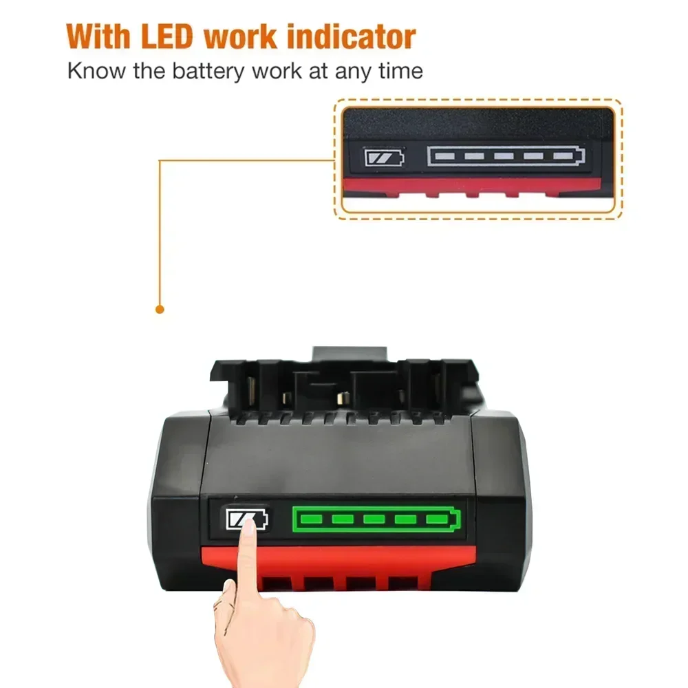 Bateria de substituição CORE18V 6000mAh ProCORE para ferramentas sem fio Bosch 18V Professional System 21700 Cell