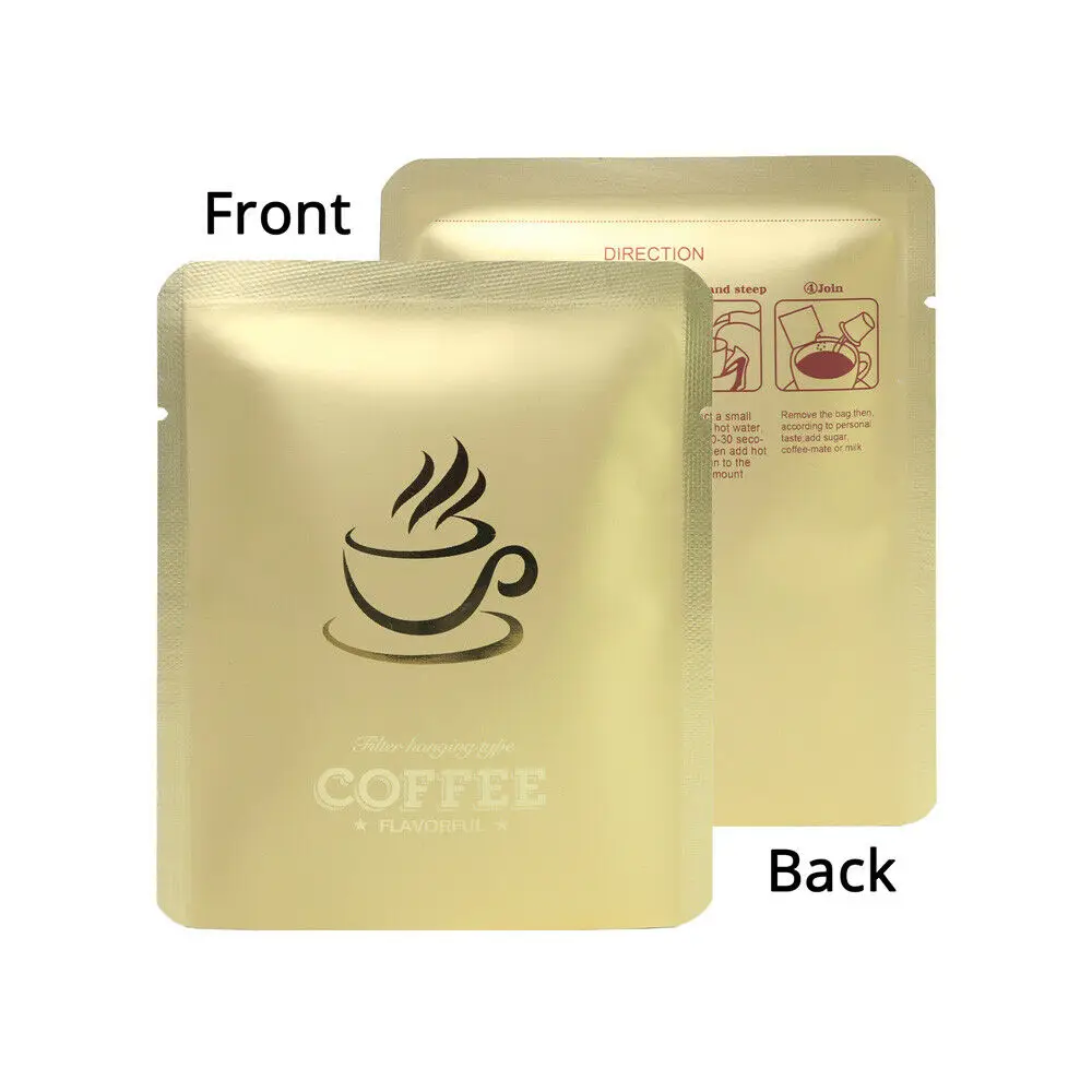 Double-Sided Same Color Frosted Material Flat Bottom Mylar Bags Resealable Open Top Heat Sealable Aluminum Foil Coffee Pouches