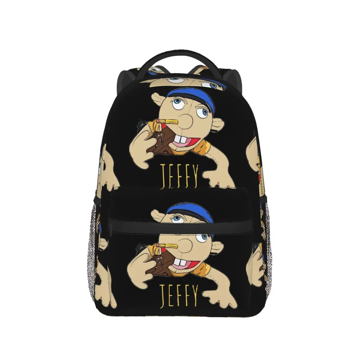 Jeffy The Puppet Hot Selling! Backpacks Boys Girls Bookbag Students School Bags Cartoon Kid Rucksack Shoulder Bag Large Capacity