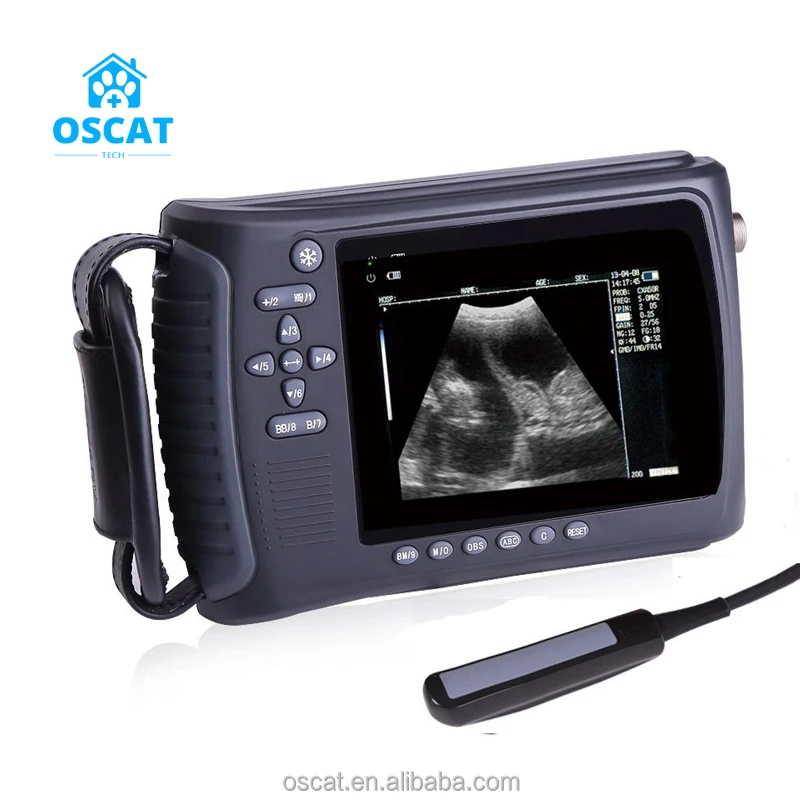 OSCAT EURPET Factory Price Medical Portable Full Digital Black And White Ultrasound Machine Veterinary Equipment For Clinic