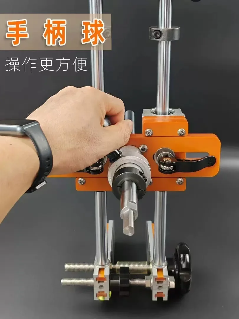Wooden door lock slotting artifact hole opener slotting machine hotel lock fingerprint  electronic