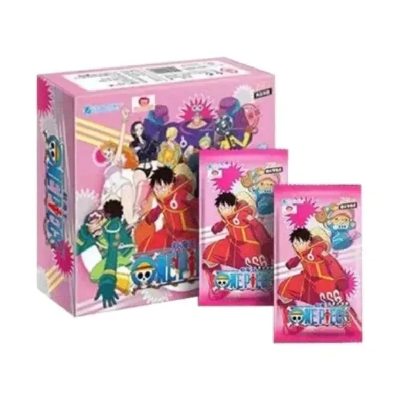 One Piece Collections Rare Cards Box Booster Pack Anime Luffy Zoro Nami Chopper TCG Game Collectibles Card Child Birthday Gift
