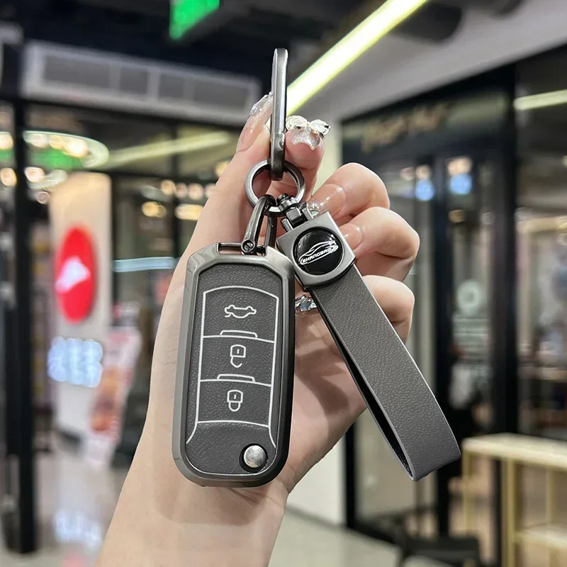 

For Gac Trumpchi GS3 GS4 GS5 GS7 GS8 M6 M8 GA3 GA4 GA5 GA6 GA8 2018 2019 2020 Zinc Alloy Car Key Cover Case Keychain Accessories