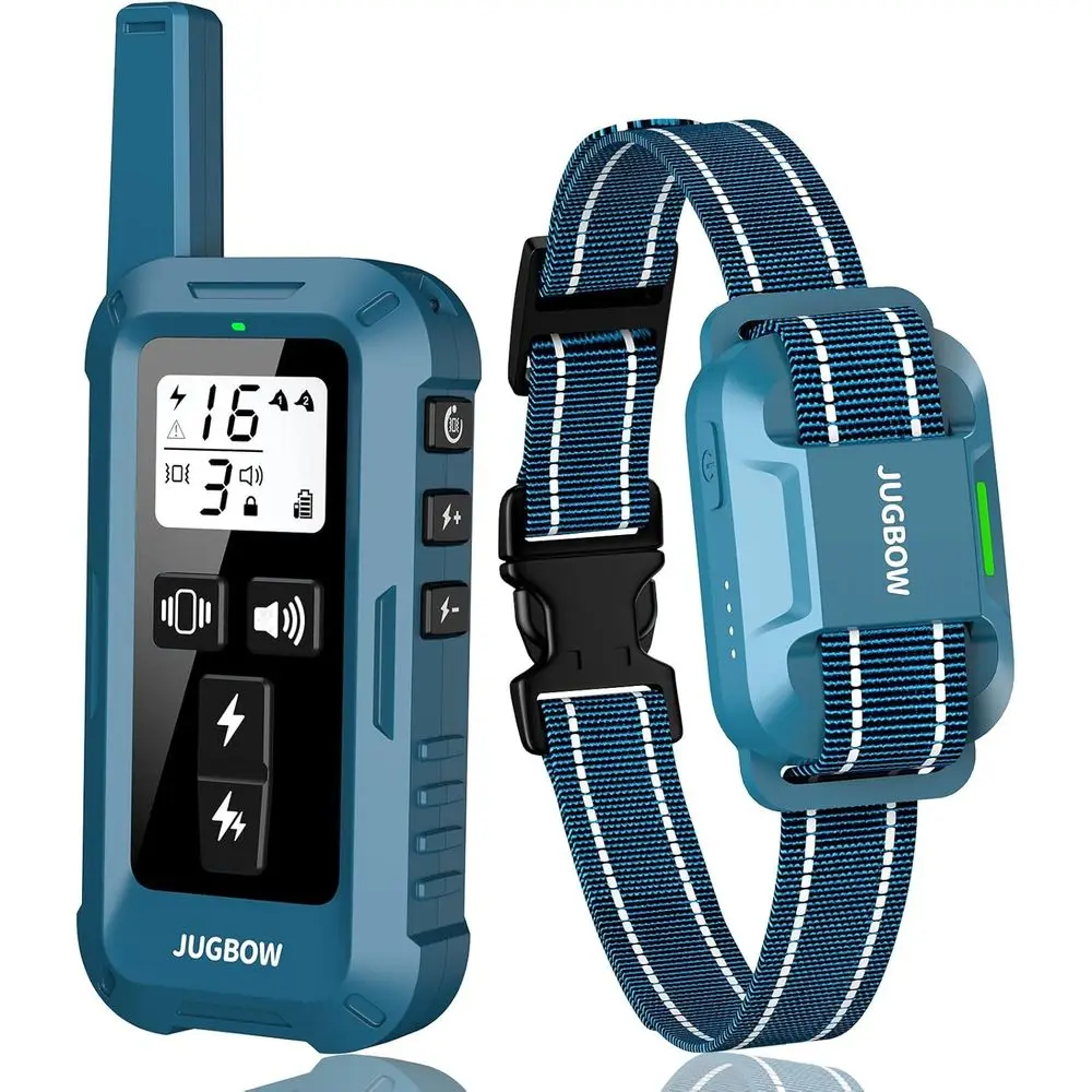 

Ошейники для дрессировки собак с пультом дистанционного управления, водонепроницаемые (IPX8), 4 режима тренировки, защитный замок, перезаряжаемые, для собак весом от 5 до 120 фунтов.