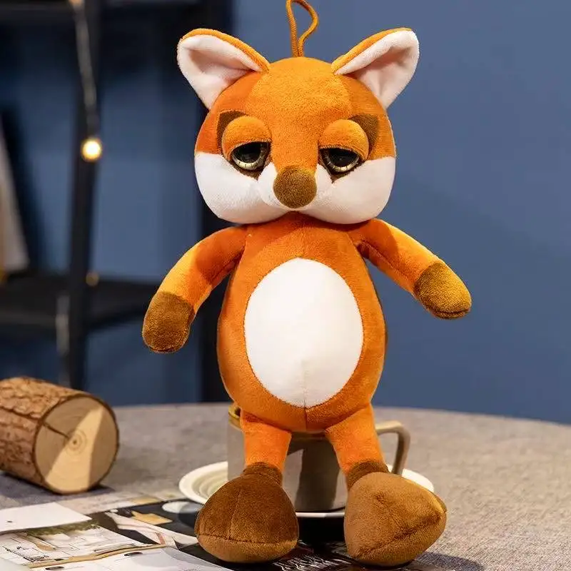 Nieuwste Fun Zoo Grote Ogen Dierenpop Kawaii Gevulde Knuffel Handgemaakte Pop Cartoon Anime Schattige Kinderverjaardagscadeau Pop