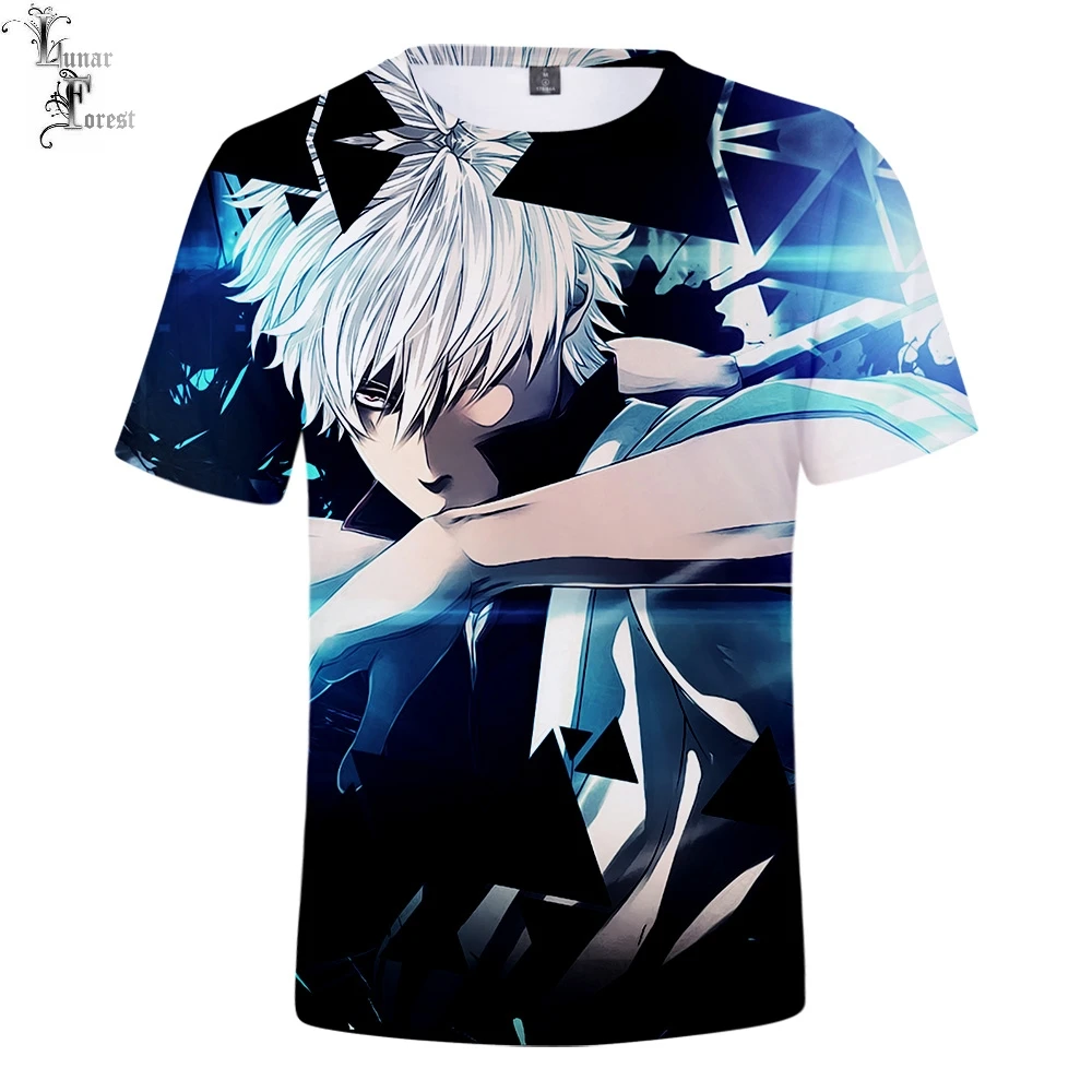 

Gintama 3D Printing T-shirt Summer Fashion Round Neck Short Sleeve Japanese Anime Streetwear Plus Size