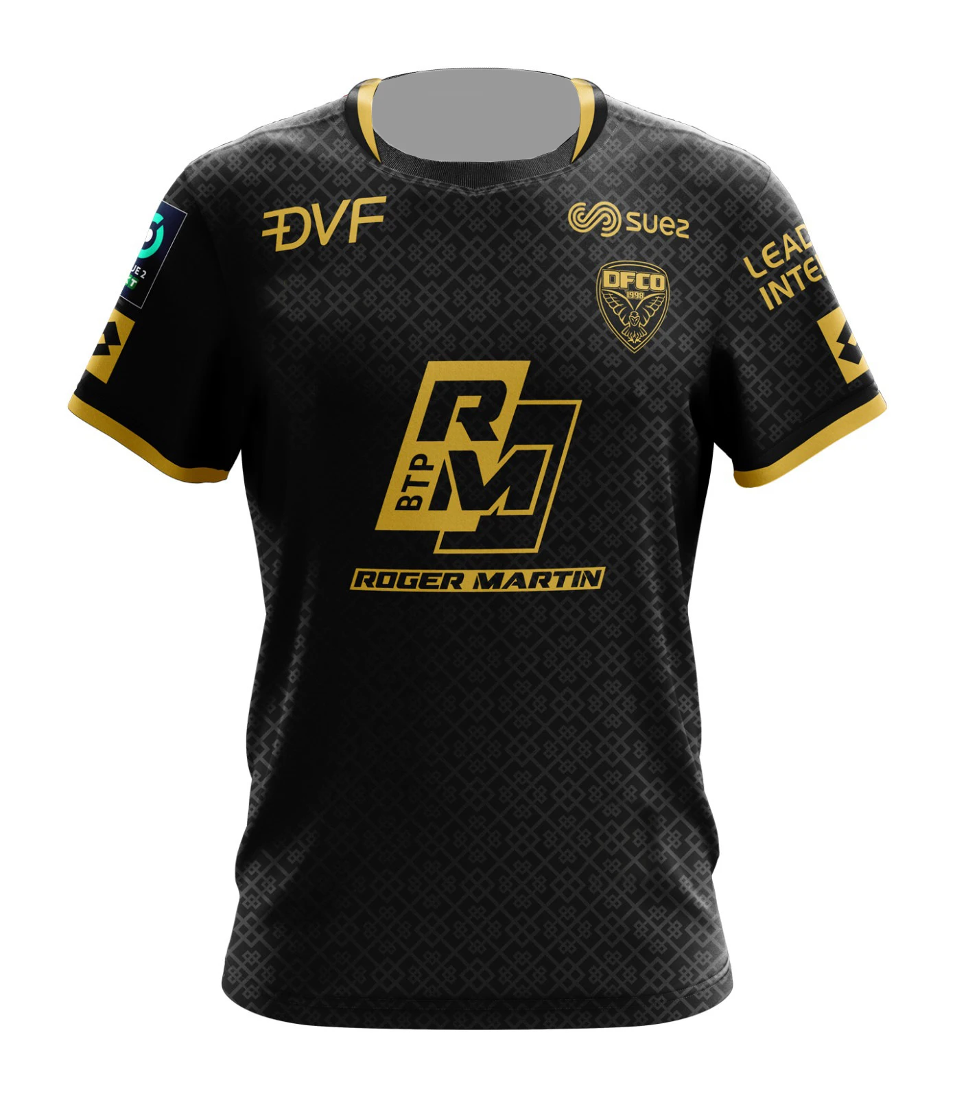 Fußballtrikot Dijon 2021-22 Auswärtstrikot, 3D-gedrucktes Sport-Freizeit-T-Shirt für Erwachsene und Kinder, Familie, Sommer, schnell trocknend, weich, bequem, leicht