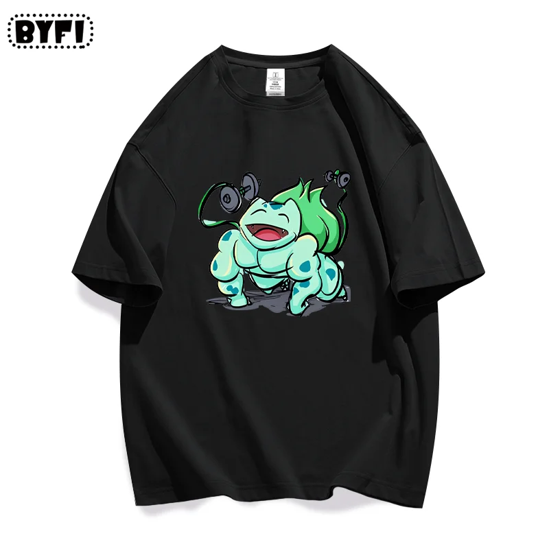 camisetas-criativas-de-fitness-pok-E-mon-de-manga-curta-para-homens-e-mulheres-roupas-para-criancas-e-pais