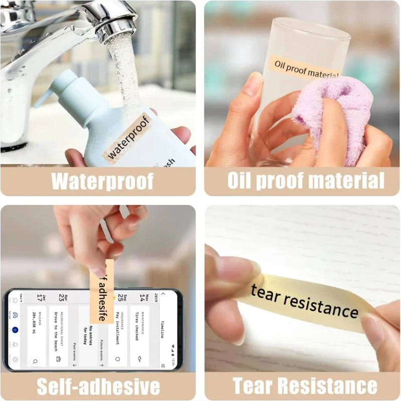 MakeID Label Maker HD 300dpi Smart Q1 Wireless Handheld Printer for IOS & Android Organizing Home & Office Supplies Name Tags