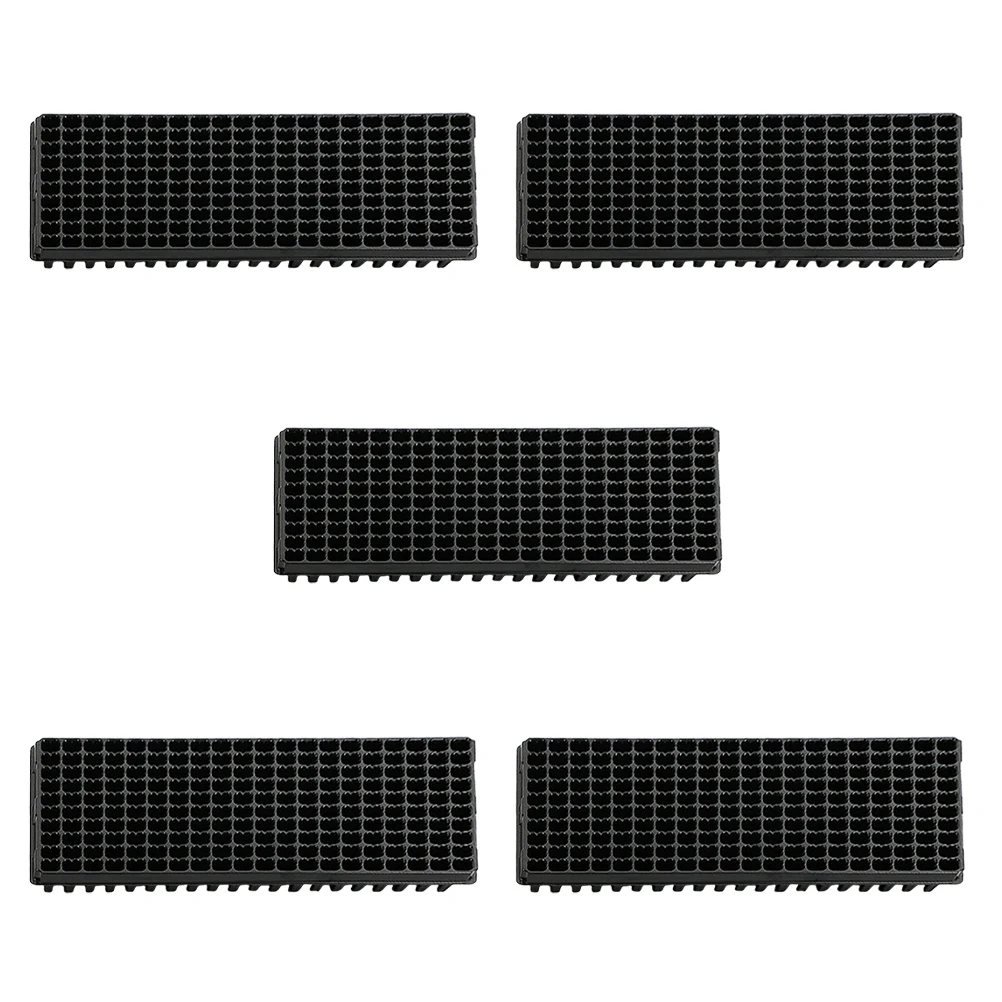 

5Pcs Nursery Tray 200 Cells Plastic Sprouter Plate for Home Farm DIY Growing Tray Plastic Sprouter Grower for Planting