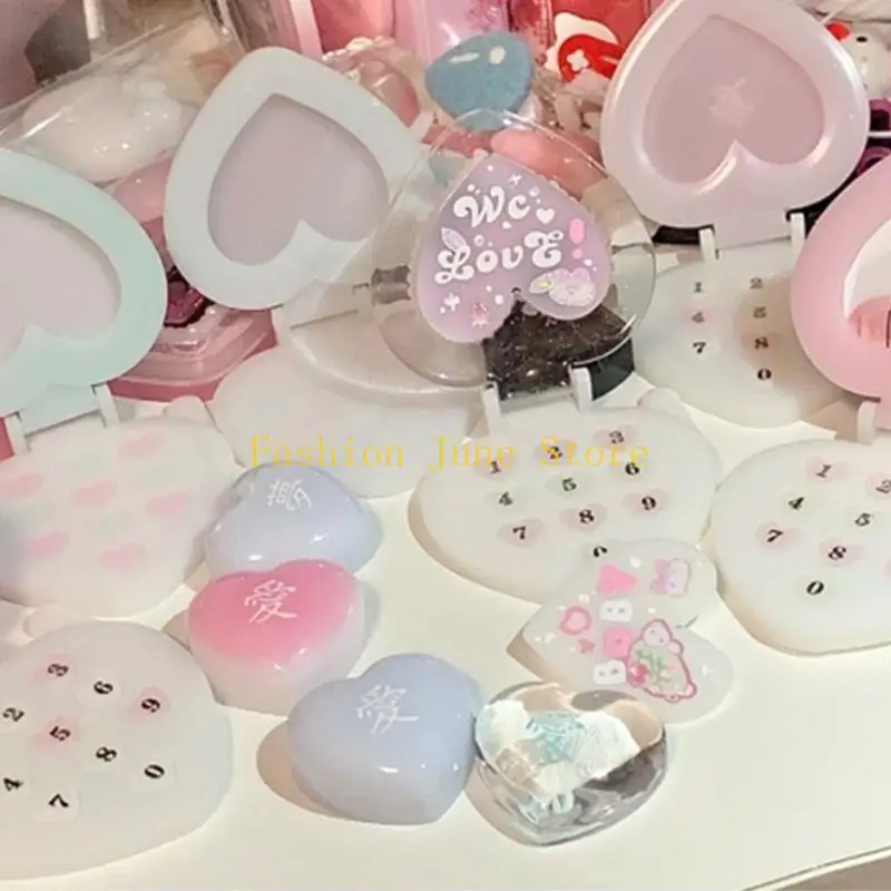 

3 шт., набор смоляных форм для телефона в форме сердца, рамка для фотографий, силиконовая форма, сделай сам, форма для литья ювелирных изделий, брелок в форме сердца, кулон, эпоксидная форма