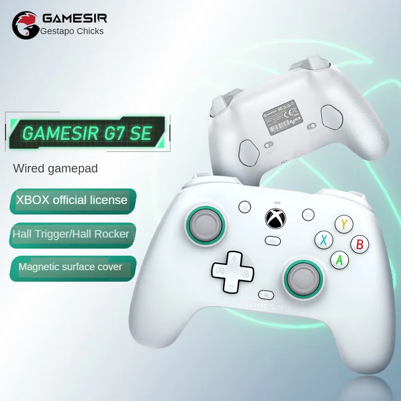 G7 SE Xbox Wired Controller Gamepad with Hall Effect Joystick and Triggers for Xbox One