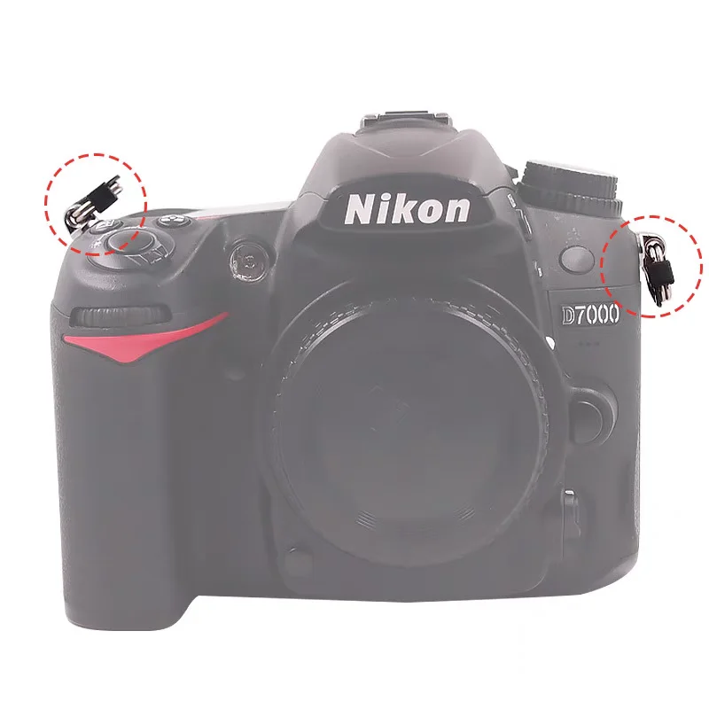 DSLR 미러리스 카메라에 적합, 금속 스트랩 버클, 어깨 스트랩 삼각형 링 버클, 카메라 스트랩 연결 링