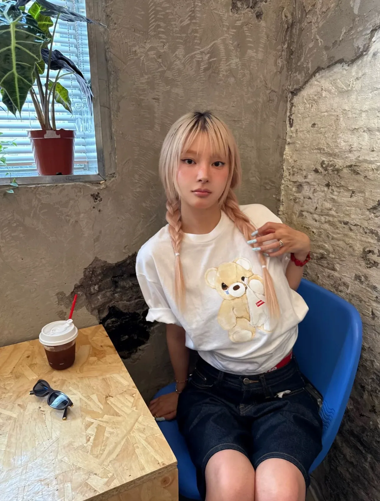 

Футболка с круглым вырезом и мультяшным принтом в виде медведя, хлопковая, повседневная, для мужчин и женщин