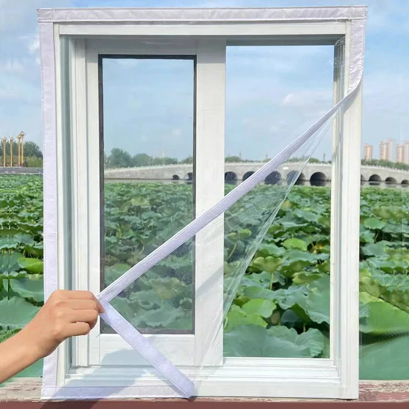 Winter window windproof sealing window anti freezing moisture-proof thickening double-layer windproof cold insulation curtain