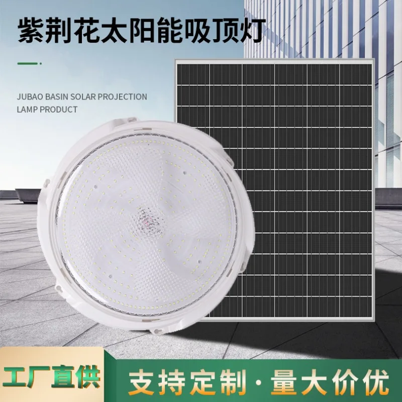 

Bauhinia Solar Ceiling Lamp Outdoor Waterproof Living Room Lamps LED Light Home Indoor Aisle Lamp Balcony Corridor Bedroom Lamp