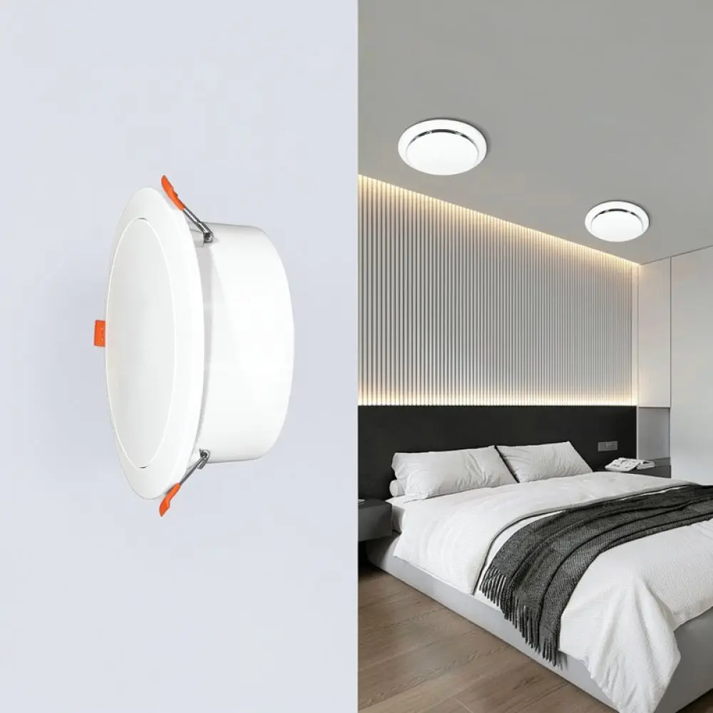 Ventilation Duct Grille Round Air Vent Cover Abs Spring Clip For Muye Indoor Exhaust Fan System Airflow Diffuser Outlet
