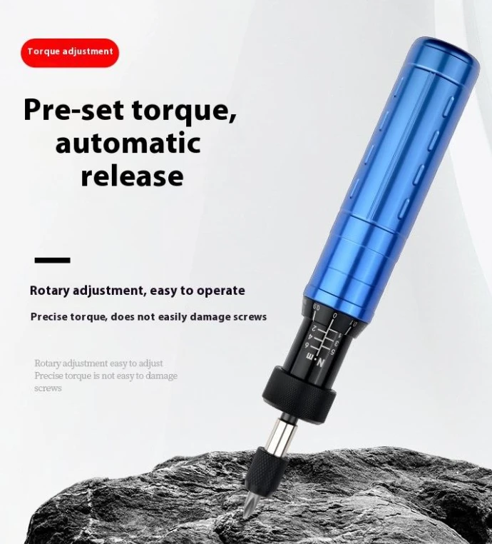 Precision Torque Screwdriver Set Auto-Release High-Quality Preset Torque Wrench for Anti-Slip Fastening and Force Measurement