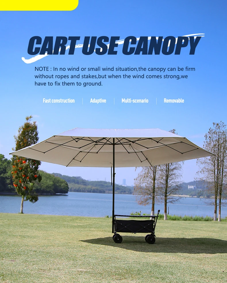 

Tent camping wagon specific tent Outdoor Camping Tent Outdoor Quickly set up Camping cart Tent Sun Protection Sunshade tent