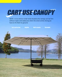 Tent camping wagon specific tent Outdoor Camping Tent Outdoor Quickly set up Camping cart Tent Sun Protection Sunshade tent