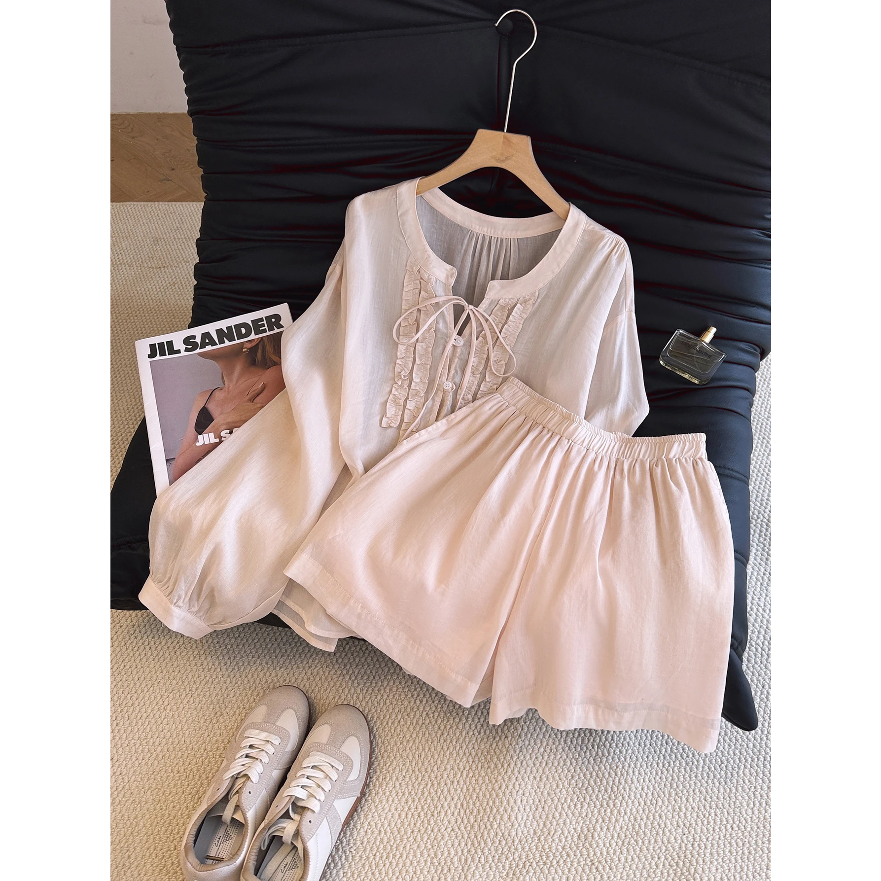 Korean Gentle Style round Neck - огляд і ціна Elastic Lace Trim