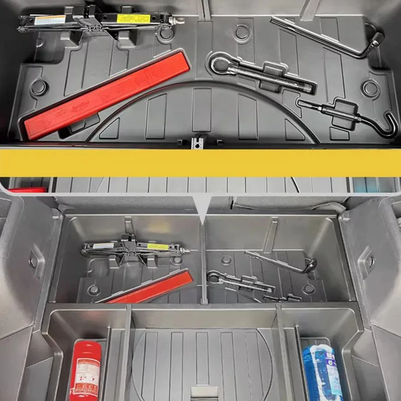 For Changan CS75 Plus 2022-2024 Car Universal Storage Box Trunk Spare Tire Receive Container Organizer Tuning Parts Accessories