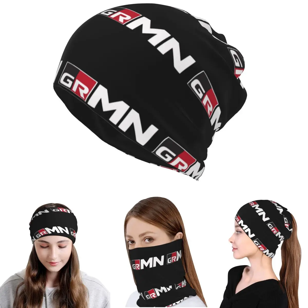 

GR Logo Gazoo Racing GR Sport Bandana Neck Gaiter Wrap Scarf Warm Cycling Scarf Beanies Hat for Men Women Adult Breathable