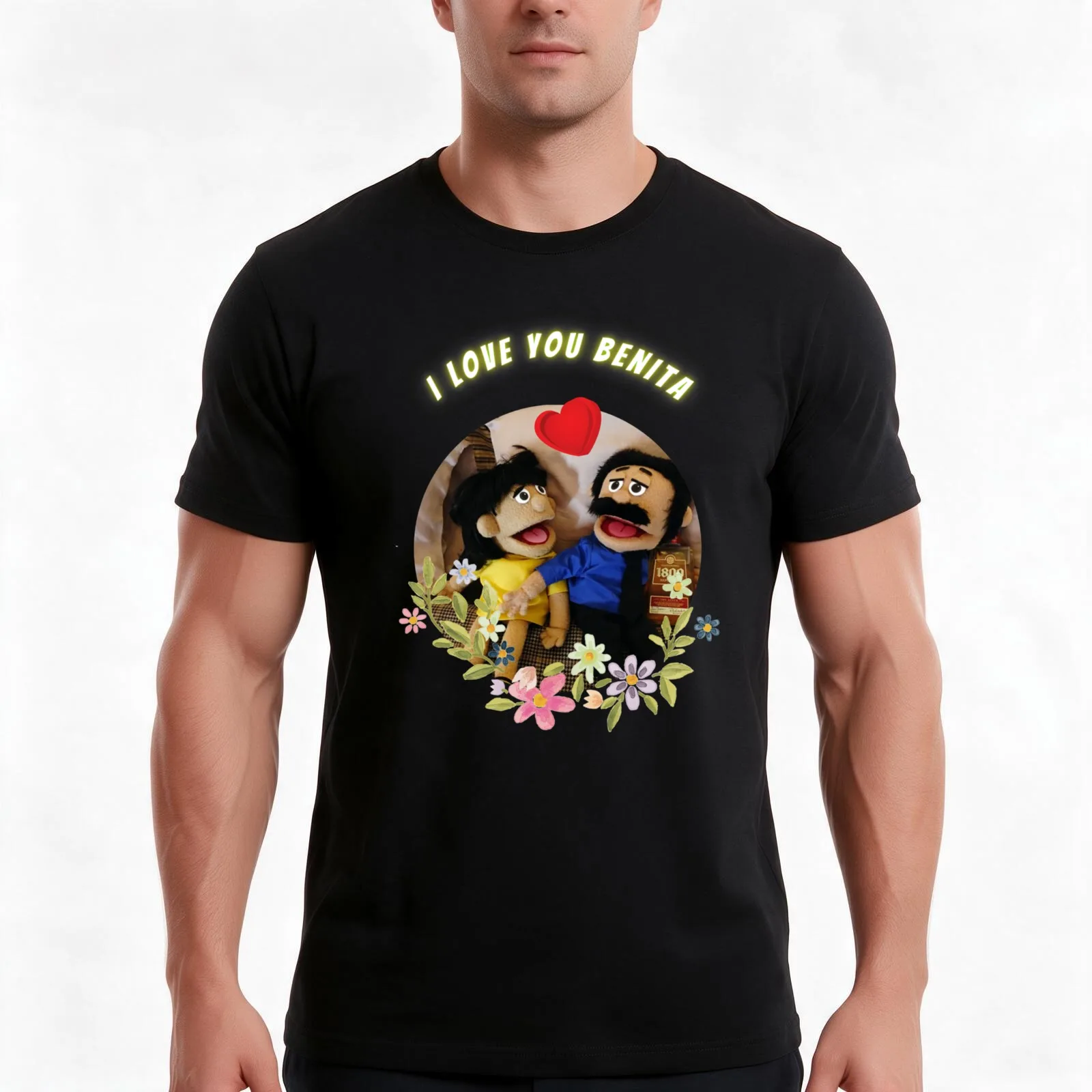 Awkward Puppets T-Shirt Summer Casual Cotton Tee Oversized Streetwear Tops Vintage Graphic Print Loose Fit Short Sleeve