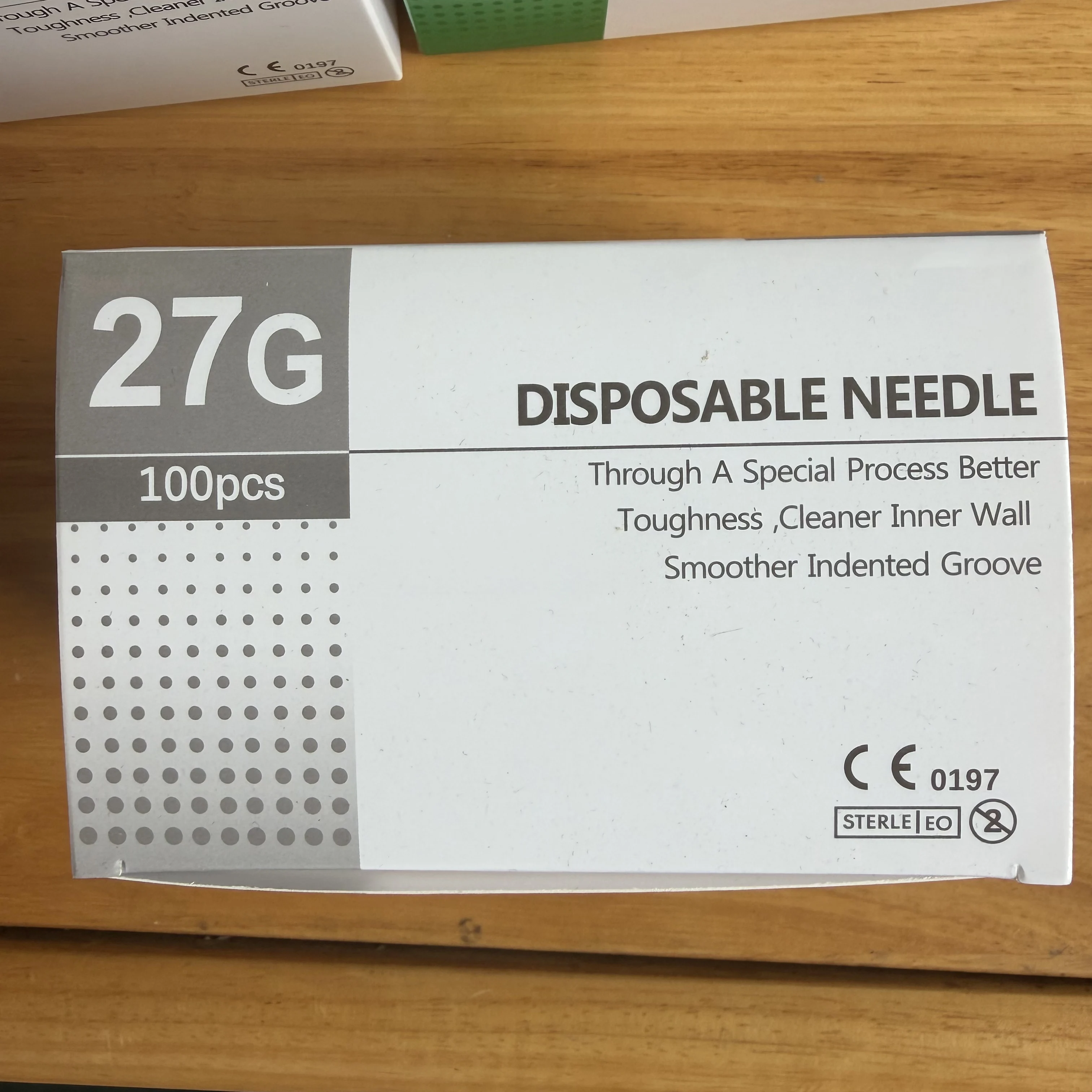 100 Stück 25G, 27G, 29G, 30G, 31G, 32G, 33G, 34G Schmerzfreie Ultrafeine Veterinär- und Tierpflegennadeln Einweg-Injektionsnadeln