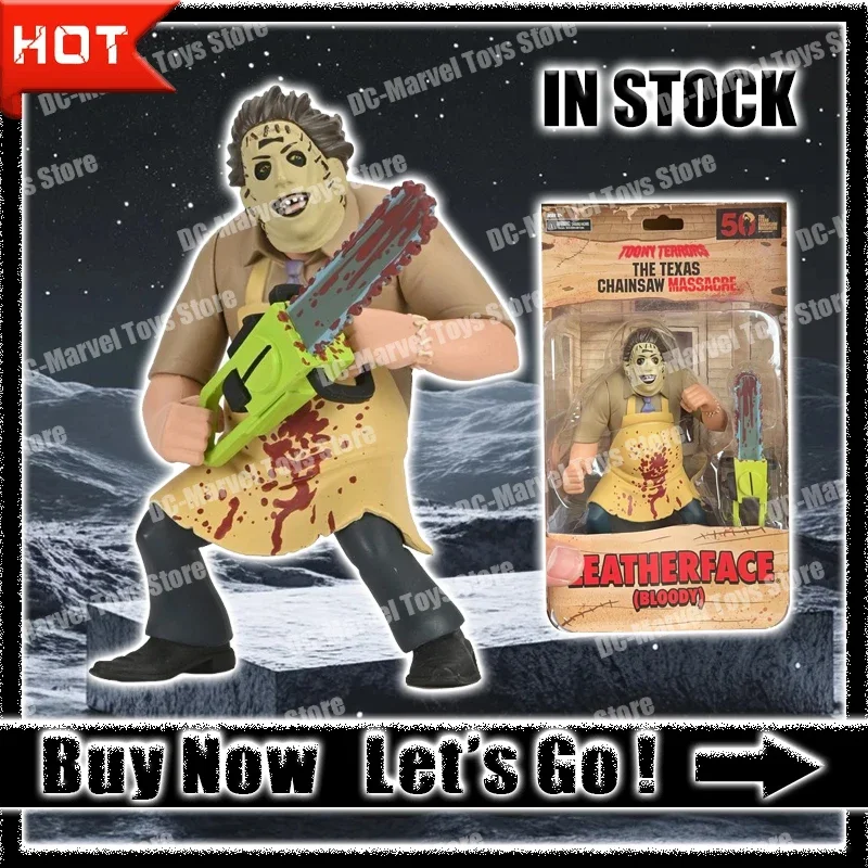 

Mcfarlane Toys Leatherface Bloody The Texas Chainsaw Massacre 50th Anniversary 6" Anime Action Figure Kids Customized Toys Gifts