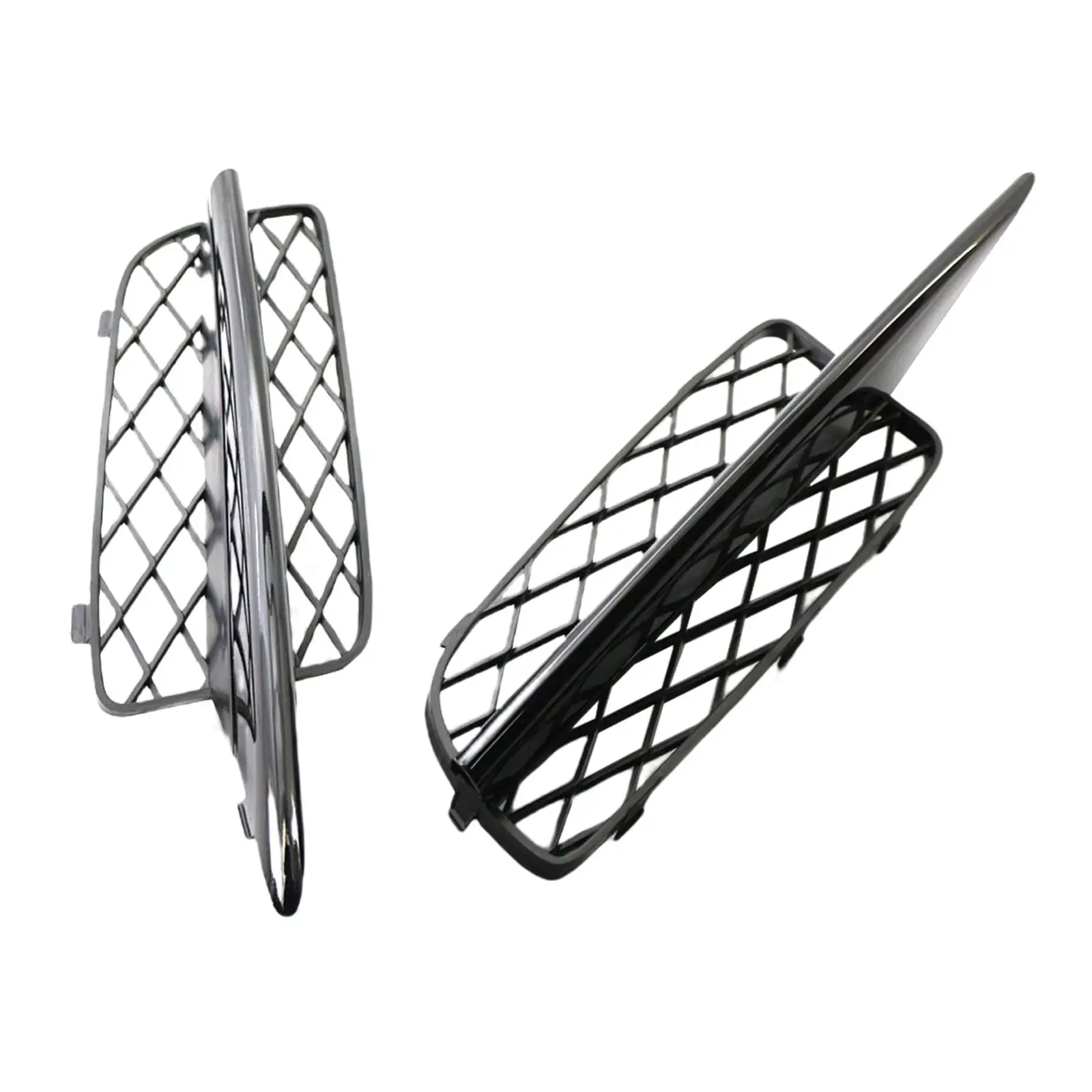 

2 Pieces Car Front Bumper Lateral Grill Cover Replacement 51117159595