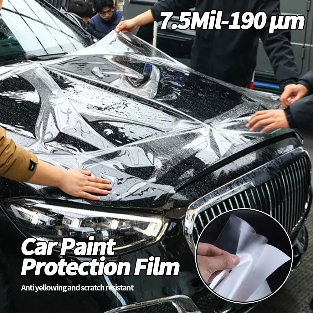 TPH Paint Protection Film PPF Clear Car Vinyl Wrap Full Body Scratch Resistant Self Healing Invisible Car Bra for Auto Vehicles