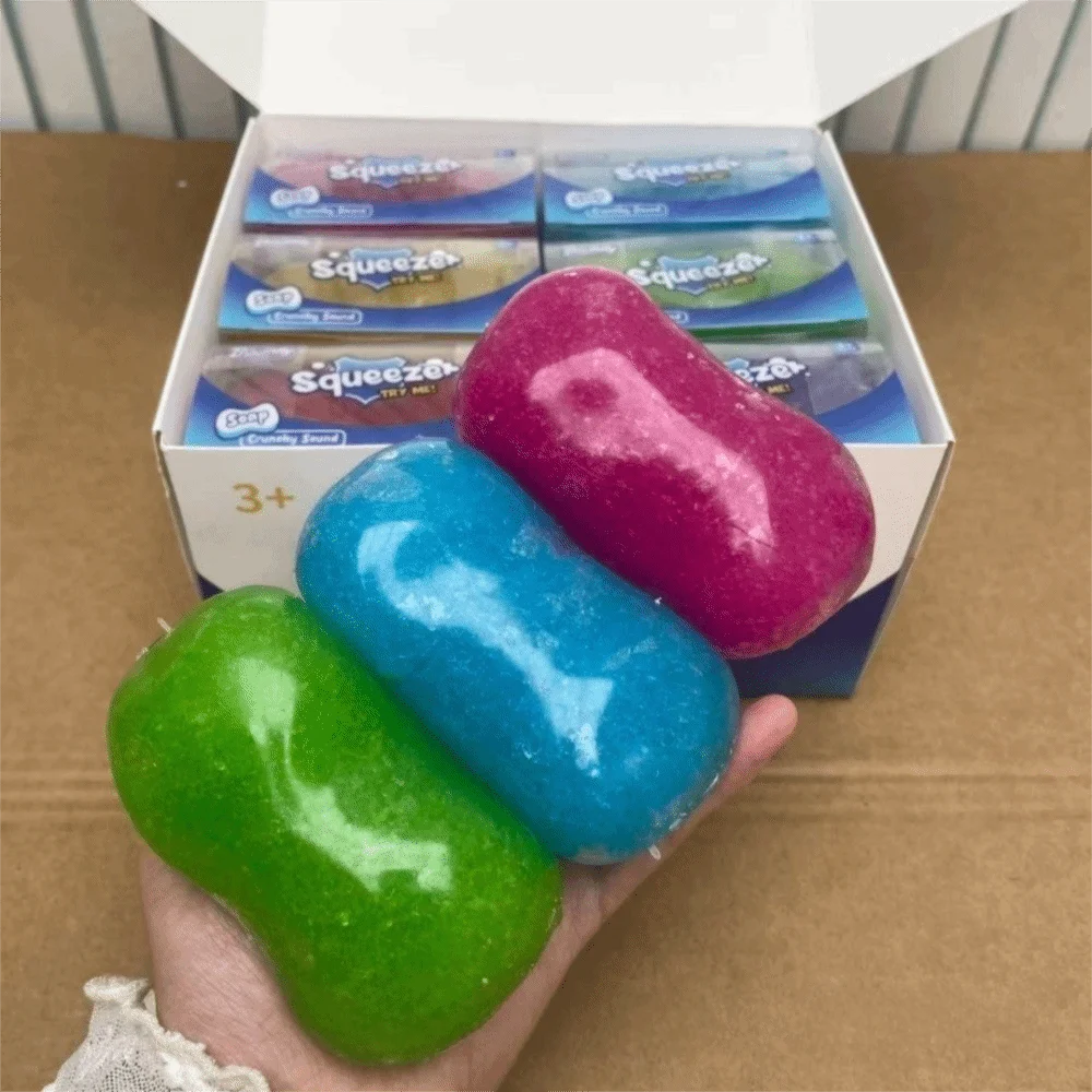 Pinch Toy Soap Shaped Squishy Toys Soft Skin Friendly Sensory Toys Durable Slushy Texture Fidget Toy Kids Gifts