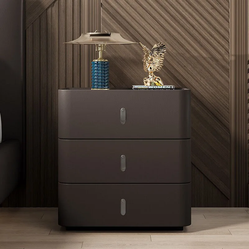Mid Century Design Bedside Cabinet Retro European Minimalist Aesthetic Night Table Premium Classic Mesita Bedrooms Furniture