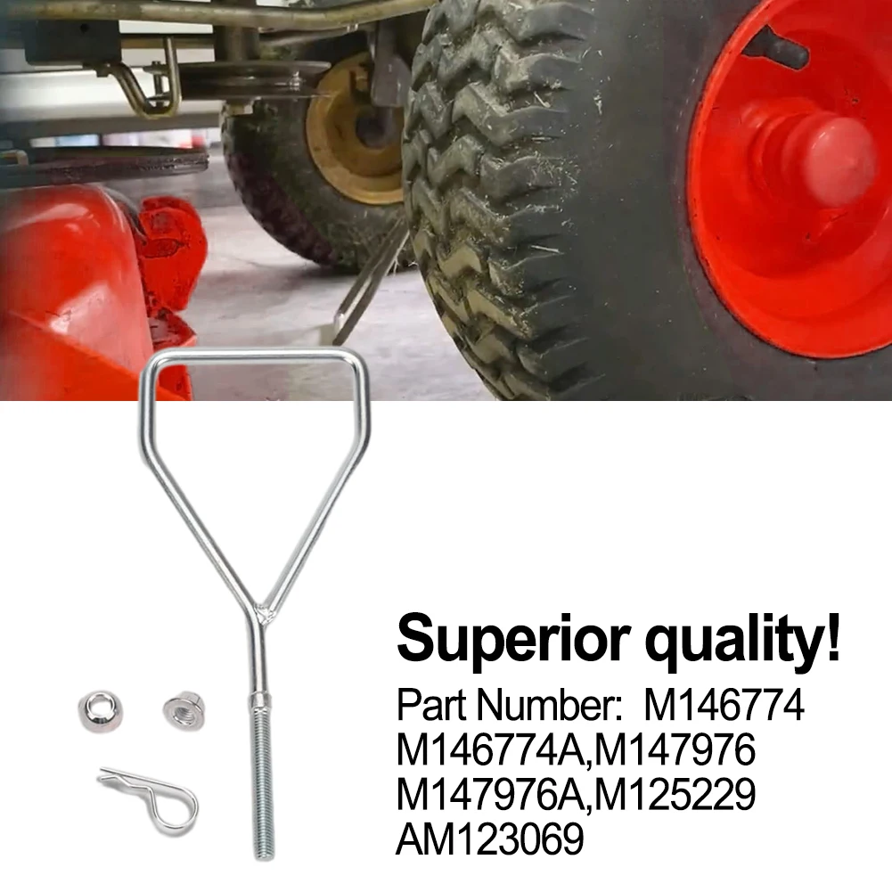 M147976 Front Windshield Assembly With Lock Pin Bushing Nut Kit For Lawn Tractor LT133 LT150 LT155 LT160 LT170 LT180 LTR155 LTR1