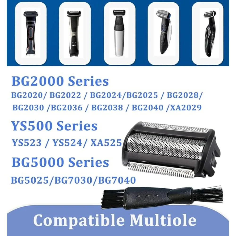 Trimmer Shaver Head Foil Replacement for Philips Norelco Bodygroom BG2024 BG2036 BG3015 3010 TT2000 TT2021 TT2040 BG2040 XA2029