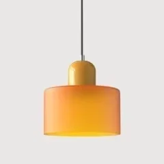 Europese Retro Glazen LED-hanglampen Slaapkamer Hoofdeinde hanglamp Restaurant Bar Koffieshop Bar Verlichtingsarmaturen