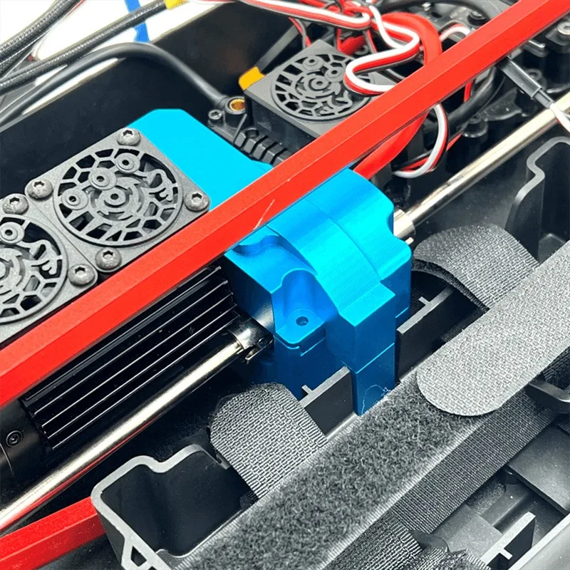 Hyper GO MJX 1/7 7303 7304 RC 자동차 금속 업그레이드 OP 액세서리 부품 용 전기 모터 기어 박스 커버