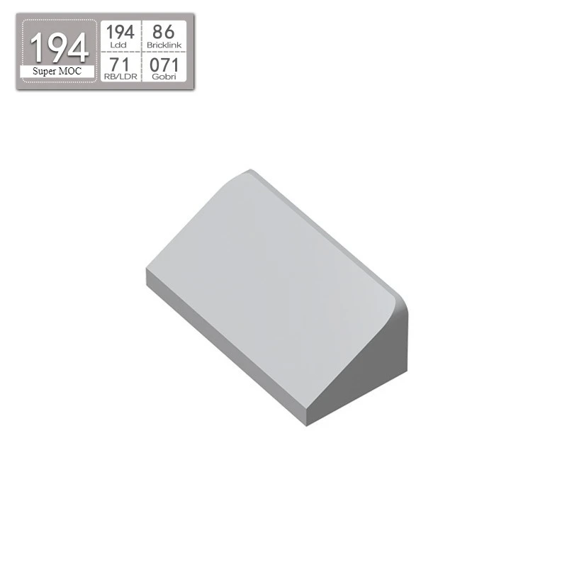 10PCS Assemble Particles Compatible With 85984 Smooth Bevel Brick 1x2x2 330° Slope DIY Bricks Technical Pieces of Toys Parts