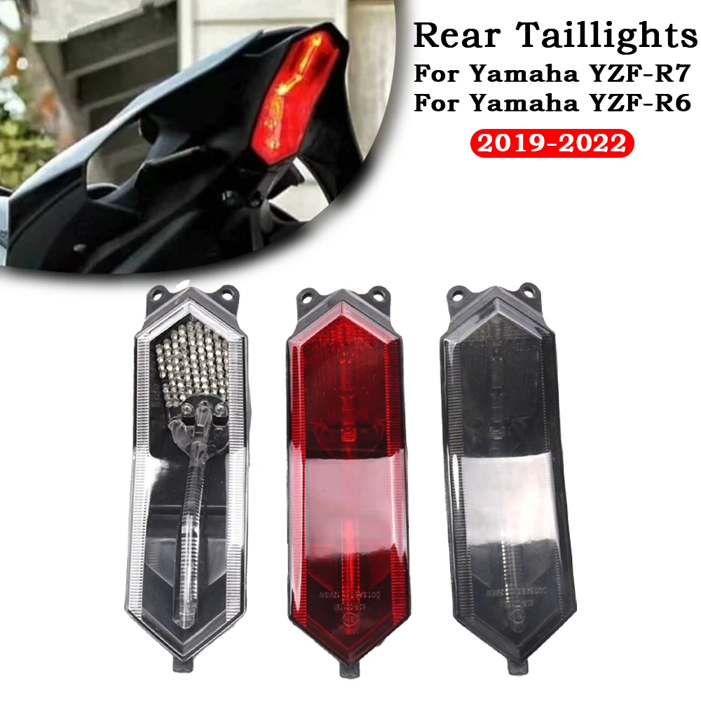 

Motorcycle Rear Taillights For Yamaha YZF-R7 YZF-R6 19-22 Motorcycle Taillight Integrated LED Taillight Brake Light Signal Light